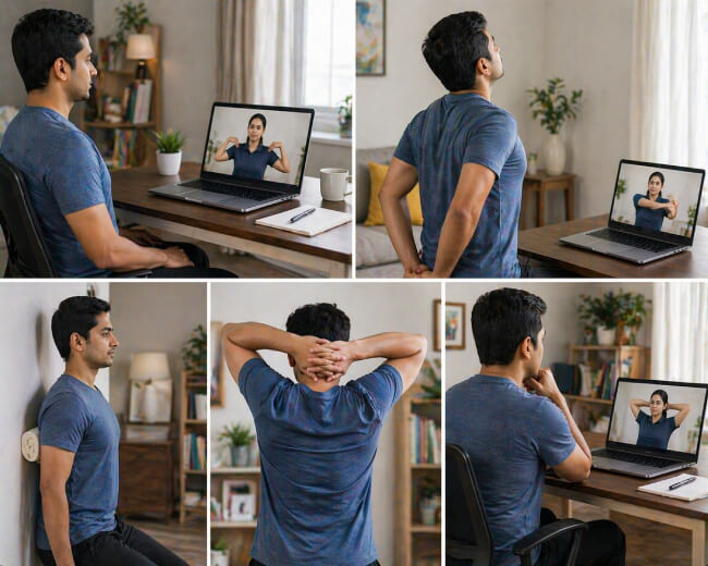 How online posture correction physiotherapy helps