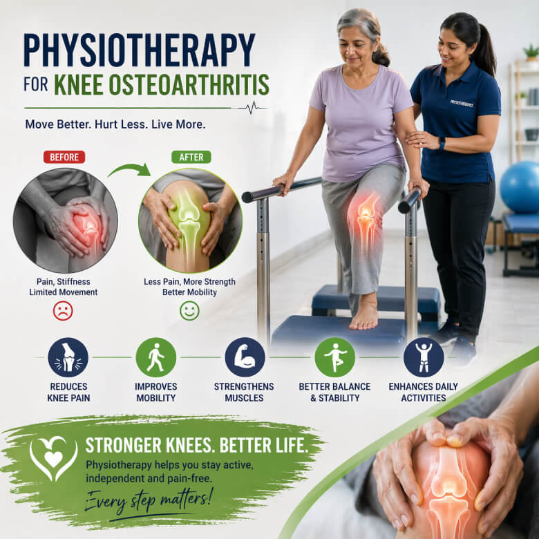 Knee Osteoarthritis Without Surgery: How Physiotherapy Changes the Game